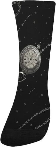 ساعات الجيب الداكنة جوارب فنية للمشي لمسافات طويلة - جوارب شتوية حرارية سميكة دافئة للأولاد والبنات للمدرسة، والارتداء اليومي والأنشطة الخارجية in Kuwait