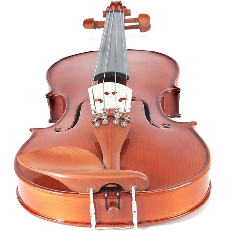 Cecilio Violin Solidwood Violin with 2 Brazilwood Bows, Rosin, Tuner, Shoulder Rest & Lesson Book – Ideal for Beginners, Size 3/4 in Kuwait