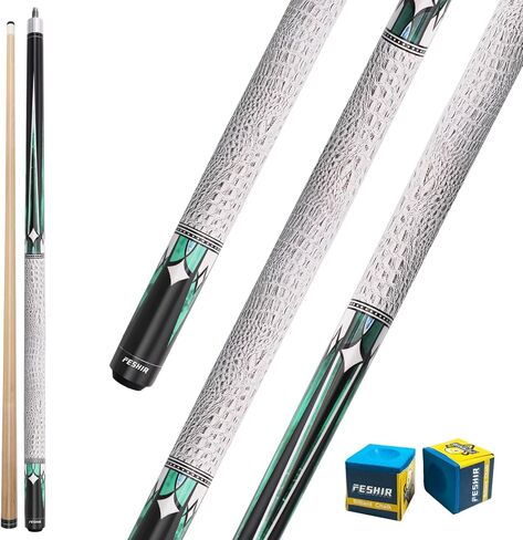 58" One Piece Pool Cue Stick with 12.5 MM Tip, Weight 20 OZ, Hardwood Canadian Maple Professional Billiard Cue Stick in Kuwait