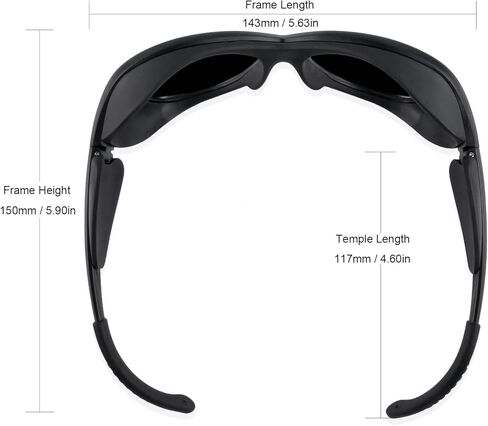 ABSORBER Red Light Therapy Glasses,IPL Laser Safety Goggles 200-2000nm, Eye Protection for Red Light Therapy and Tanning Goggles in Saudi Arabia