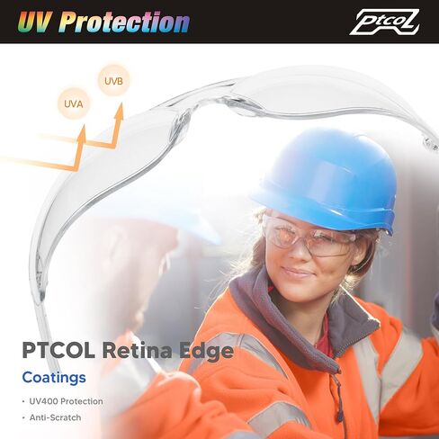 Safety Glasses Bulk Pack ANSI Z87.1 Scratch Resistant Polycarbonate Clear Glasses for Women Man Lab Goggles UV Eye Protection in Saudi Arabia