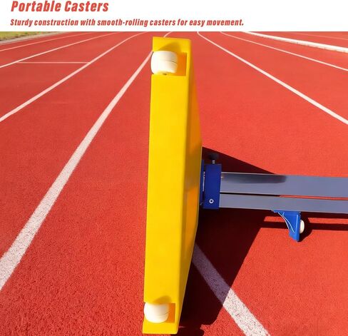High Jump Posts, Metal Track Field Moveable High Jump Training Equipment for Home Use Athletic Competitions, Professional High Jump Standards Stand (Pair) in Saudi Arabia