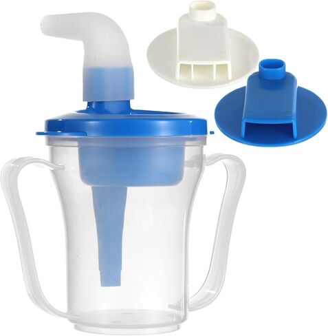5Cc-15Cc Dysphagia Cup With Dual Handles, Spill-Proof Spout, Flow Control, Portable Drinking Cup For Elderly, Home, Hospital Bed, Senior Patients in Kuwait