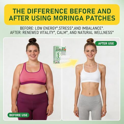 2026 New Upgraded Style Moringa 10-in-1 Nano Microdarts Patch, Advanced Moringa Patches, Natural Body Patches for Women and Men - Gentle Formula for All Skin Women and Men in Kuwait