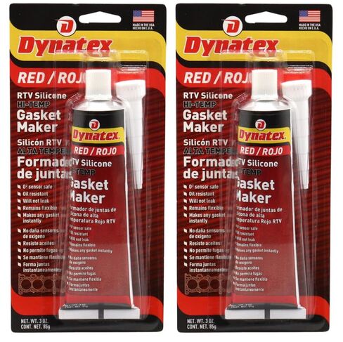 49202 صانع حشية سيليكون RTV منخفض التطاير، من 0 إلى 650 درجة فهرنهايت، أنبوب ممشط 3 أونصة، أحمر in Kuwait