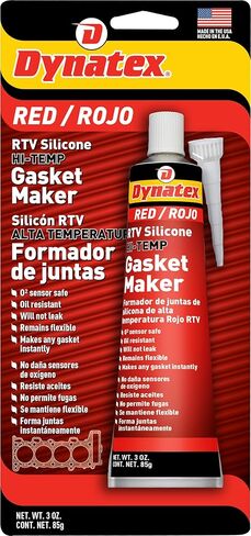 49202 Low Volatile RTV Silicone Gasket Maker, 0 to 650 Degree F, 3 oz Carded Tube, Red in Kuwait