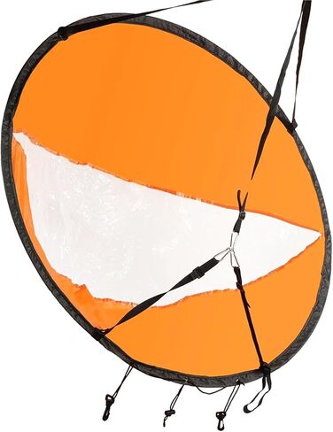 شراع كاياك الرياح قابل للنقل مقاوم للماء شراع كاياك قابل للطي من النايلون مع حقيبة تخزين لزوارق الكاياك والزوارق in Kuwait