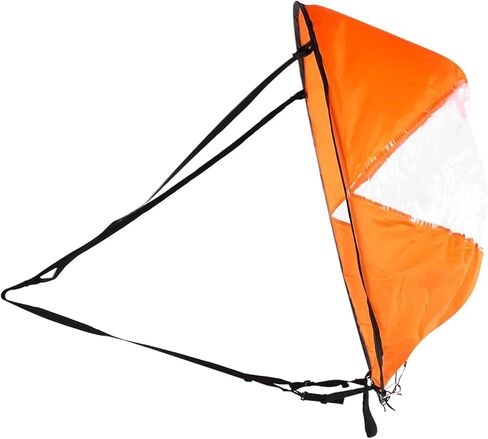 شراع رياح كاياك محمول قابل للطي شراع رياح لقوارب الكاياك والزوارق نايلون مقاوم للماء مع حلقة تسلق لسهولة التركيب in Kuwait