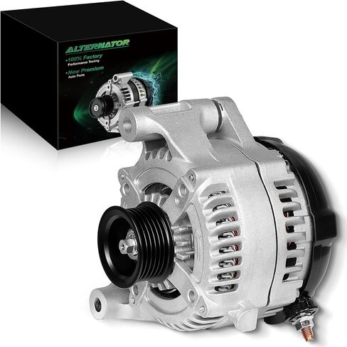 Stable Output Alternator for:-Jeep Wrangler 2012 2013 2014 2015 2016 2017 2018, Wrangler Jk 2018 3.6L V6, 12V 160Amp 6-Grooves Pulley CCW, Replacement Upgraded Alternator, OE# 68078950AA in Saudi Arabia