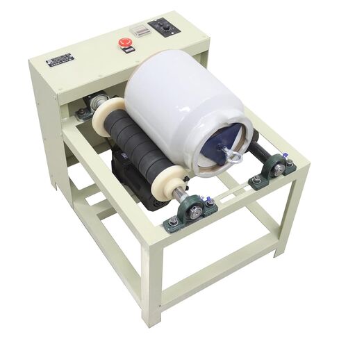 220V Ceramic Ball Mill Grinding Machine with 5L Ceramic Tank Laboratory Ball Mill Grinder with 11Lbs Alumina Ceramic Grinding Balls for Dry & Wet Grinding 120W in Saudi Arabia