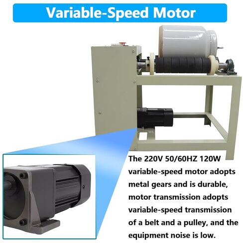 220V Ceramic Ball Mill Grinding Machine with 5L Ceramic Tank Laboratory Ball Mill Grinder with 11Lbs Alumina Ceramic Grinding Balls for Dry & Wet Grinding 120W in Saudi Arabia
