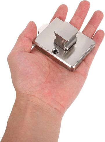 مزلاج مرحاض من الفولاذ المقاوم للصدأ مع مؤشر إشغال لأبواب الحمامات العامة، قفل مسمار لتقسيم الخصوصية، قفل باب الحمام عالي التحمل للحمامات التجارية in Kuwait