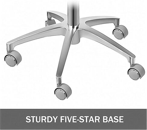 EustomA Standard Mobile Chair Saddle Doctor's Stool كرسي من جلد البولي يوريثان باللون الأخضر الداكن in Saudi Arabia