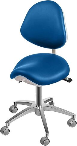 Dental Mobile Height Adjustable Chair Saddle Doctor's Stool PU Leather Dentist Chair Dental Stool in Kuwait