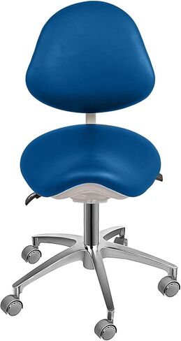 Dental Mobile Height Adjustable Chair Saddle Doctor's Stool PU Leather Dentist Chair Dental Stool in Kuwait