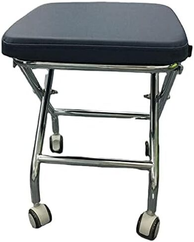 PU Leather Medical Dentist Saddle Chair Foot Controlled Mobile Doctors' Stool in Kuwait
