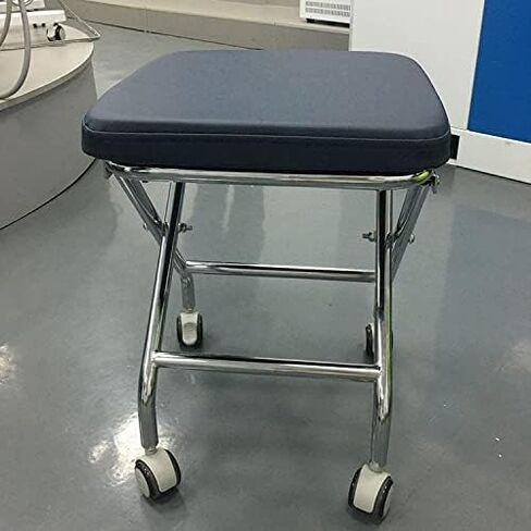 PU Leather Medical Dentist Saddle Chair Foot Controlled Mobile Doctors' Stool in Kuwait