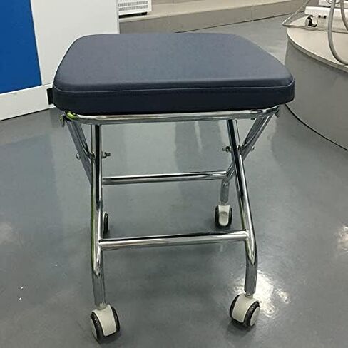 PU Leather Medical Dentist Saddle Chair Foot Controlled Mobile Doctors' Stool in Kuwait