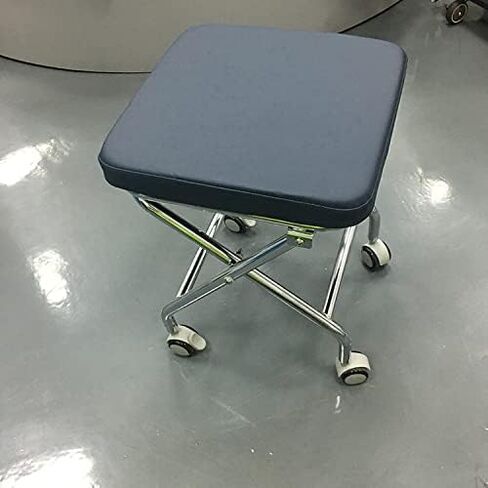 PU Leather Medical Dentist Saddle Chair Foot Controlled Mobile Doctors' Stool in Kuwait