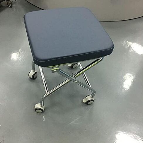 PU Leather Medical Dentist Saddle Chair Foot Controlled Mobile Doctors' Stool in Kuwait