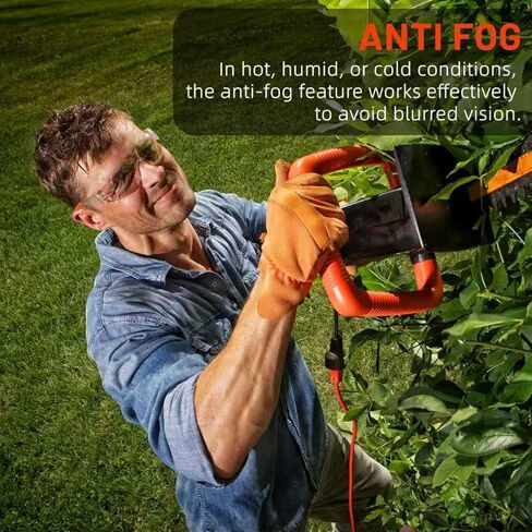 Anti Fog Wraparound Safety Glasses Bulk, ANSI Z87.1 Certified for Construction, Yard Work, Laboratories in Saudi Arabia