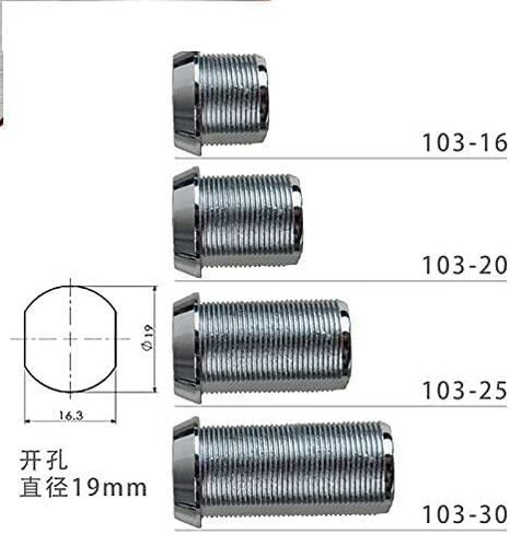 Cam Lock,Security Mailbox, 4pcs Chassis Universal(Chrome) in Saudi Arabia