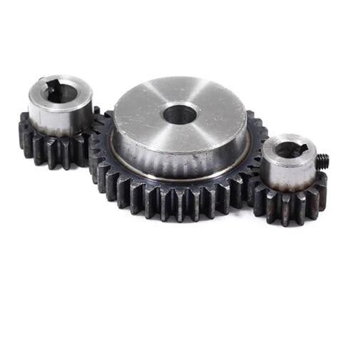 Gear 2 Die Step Gear 25-60 Teeth Bore 6/6.35/7/8/10/12/12.7/14/15/16/25mm 2M 45# Steel 1Pcs(2M28T) in Saudi Arabia