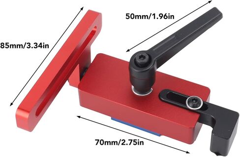 generic 45 Type Miter Path Stopper with 90° Swivel Handle - Aluminum T-Slot Limiter for Woodworking Tools, Precise Positioning and Locking Narrow for in Kuwait