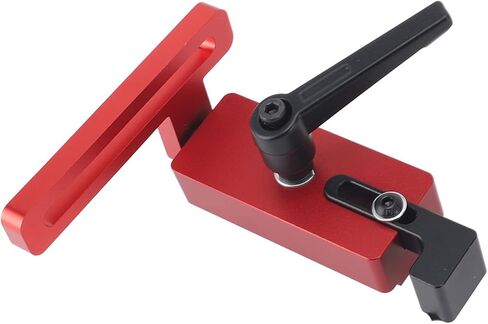 generic 45 Type Miter Path Stopper with 90° Swivel Handle - Aluminum T-Slot Limiter for Woodworking Tools, Precise Positioning and Locking Narrow for in Kuwait