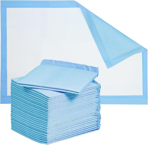 Disposable Underpads 24" x 36" Incontinence Bed Pads 25Count Chux Pee Pads Heavy Absorbency Furniture & Surface Protection, for Kids, Adults, Elderly, Pets in Kuwait