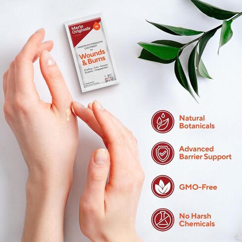 10 عبوات من أكياس ماري أوريجينالز للجروح والحروق والغضب، كريم الإسعافات الأولية المضاد للغضب بأقصى قوة للرجال والنساء مع نباتات طبيعية لأنماط الحياة النشطة، يهدئ البشرة الجافة والمتشققة أثناء التنقل in Kuwait