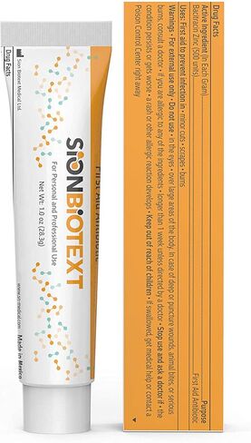 Bacitracin Zinc Ointment, 3 Pack (3 x 1 oz per Tube), First Aid Antibiotic, First Aid to Prevent Infection in Minor Cuts, Scrapes & Burns, Topical Ointment in Kuwait