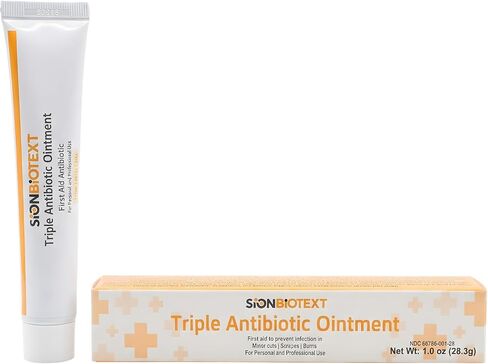Triple Antibiotic Ointment, 3 Pack (3 x 1 oz Tubes), First Aid Antibiotic, First Aid to Prevent Infection in Minor Cuts, Scrapes & Burns, Topical Ointment in Kuwait