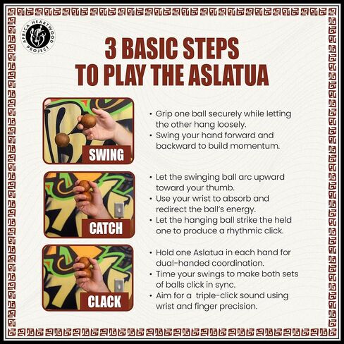 Africa Heartwood Project African Aslatua Kashaka Set 2 - Authentic Handcrafted Swawa Seed Pod Shakers, Small 1.5" Pods with 3" Rope, Traditional Polyrhythmic Percussion Instrument in Kuwait