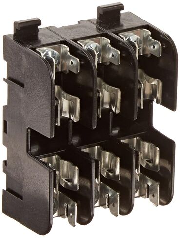 Mersen 40113G Class G Fuse Block with Screw and Double Quick Connector, 600V #10-14 Cu Wire Size, 15 Ampere, 3 Pole in Saudi Arabia