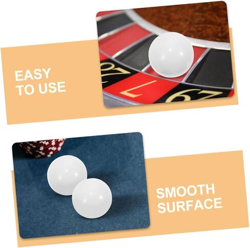 Kisangel 3 قطع لعبة الروليت عجلة الخرز استبدال الكرات الدقيقة للدوران السلس لألعاب البوكر والحانات المنزلية تعزيز جماليات اللعبة in Kuwait