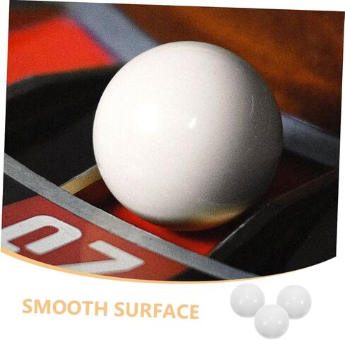 Kisangel 3 قطع لعبة الروليت عجلة الخرز استبدال الكرات الدقيقة للدوران السلس لألعاب البوكر والحانات المنزلية تعزيز جماليات اللعبة in Kuwait