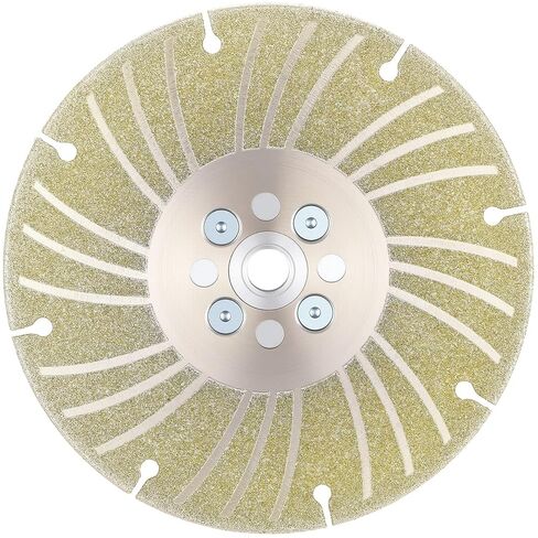 Zhehao Electroplated Diamond Grinding Wheel, 4-1/2" M14 Thread Angle Grinding Wheel Indestructible Multitool Diamond Blade Disc for Cutting Concrete Marble Shaping Porcelain Stoneware Tile Granite in Saudi Arabia