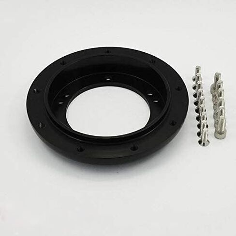 1" Steering Wheel Hub Adapter Conversion Spacer Polished for 9 Hole Steering Wheel to 5&6 Hole Adapter in Saudi Arabia