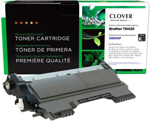 استبدال وحدة الطبل المعاد تصنيعها من Clover لـ Brother DR420 | أسود in Saudi Arabia