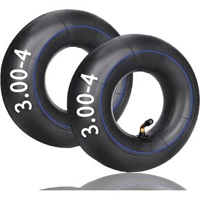 3.00-4 Inner Tube(2PCS) for Razor E300 Scooter, Pocket Rocket, Utility Dolly, Hand Truck 3.00 x 4 Angle Valve Tube, Razor E300 - PREMIUM Heavy Duty 260x85 Replacement Mobility Scooter Tire Tube