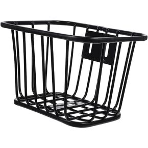 Sosoport Bicycle Iron Basket Cruiser Bike Bicycle Iron Bike Basket Rear Bike Basket Metal Bike Basket Bike Container Front Bicycles Basket 25X18X15cm