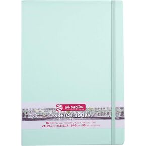 Talens Art Creation Sketch Book, Fresh Mint, 8.3 x 11.7, 80 Sheets (9314033M)