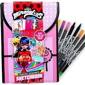 Miraculous Fashion Designer Sketchbook, Miraculous Ladybug Toys, Ladybug and Cat Noir, Ladybug and Cat Noir Toys, Miraculous Ladybug Stickers, Miraculous Stickers, Ladybug Toy, Ladybug Girl, Ages 6+