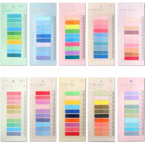 2000Pcs Sticky Tabs Book Tabs for Annotating Books,Transparent Sticky Notes, Multi-Colored Book Marks for Reading,Writable and Repositionable Page Marks Annotation Tabs (2000)