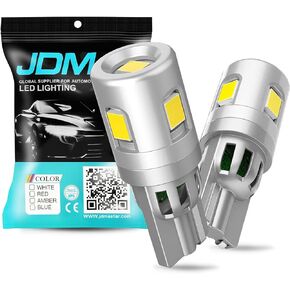 JDM ASTAR 5GS High Performance 1:1 Design 3030-5SMD 194 168 2825 W5W T10 Brgiht White LED Bulbs