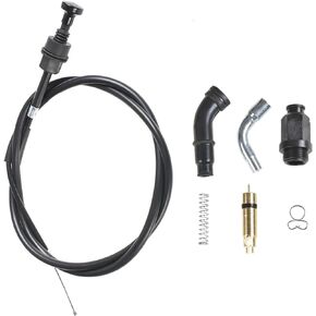 Carburetor Choke Cable & Valve Plunger Kit Replacement for Honda Foreman Rubicon 500 TRX 500 Cable Length 1.27m