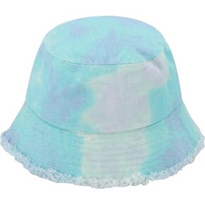 Cotton Bucket Hat for Women Men Packable Travel Summer Beach Sun Hat Unisex Vacation Headwear