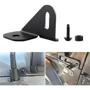 JL Antenna Mount Driver Side CB Antenna Mount, DarSeity Steel Radio Holder Mounting Bracket for Jeep Wrangler JL JLU / Jeep Gladiator JT 2018-2023