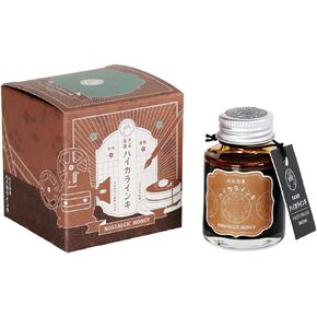 Teranishi Chemical Industries TRH-40ML-T64 Guitar Taisho Roman High Collar Ink, Antique Black